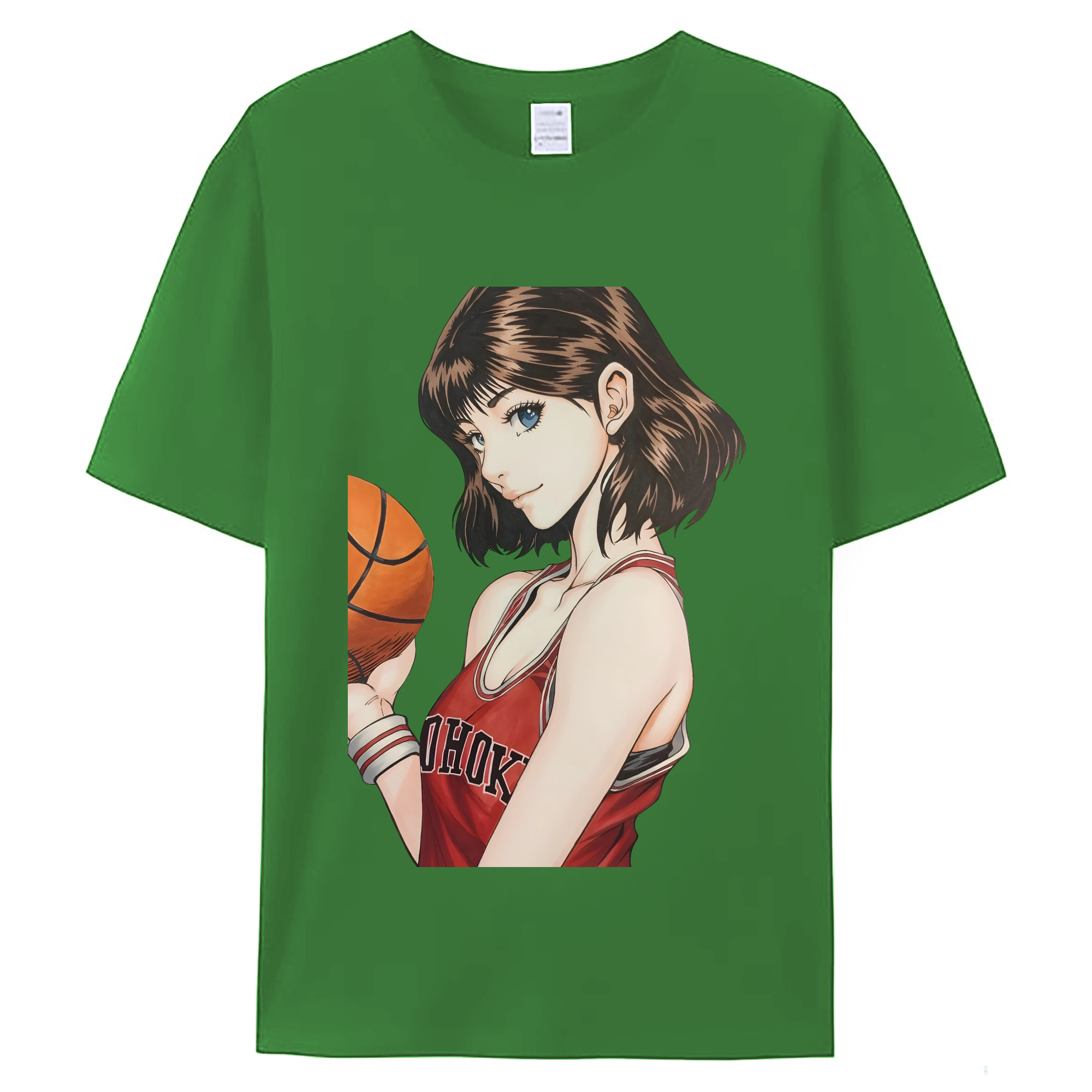 （画像用） SLAM DUNK／スラムダンク レディースカジュアルプリントTシャツ（綿100％）